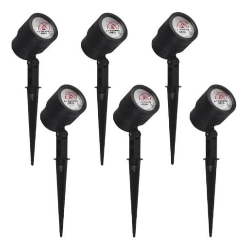 6 Pincho Estaca Potente Luz De Jardín Led 6w Garantia 1 Año Lci