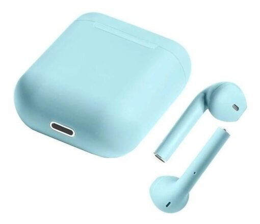 Auriculares In-ear Inalámbricos I12 Tws Celeste - Imagen 2