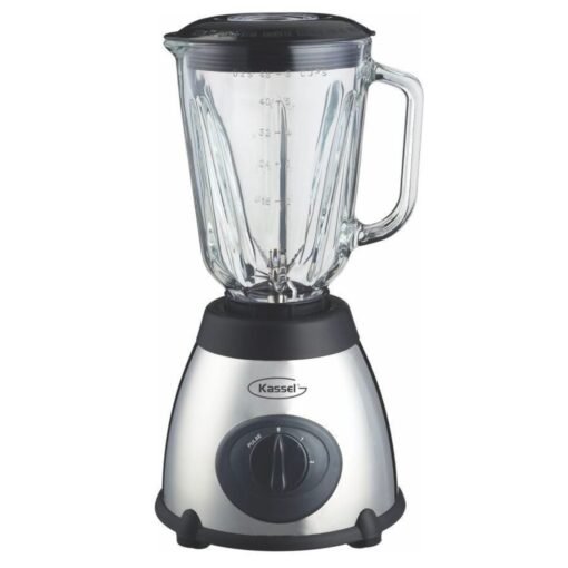 Licuadora Kassel 500w 1,5lts jarra de vidrio con picadora KS-LCP500