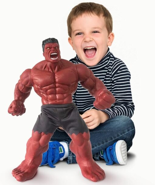 Muñeco Hulk Rojo Avengers Marvel Grande 50cm Original Red - Imagen 4