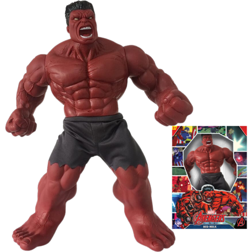 Muñeco Hulk Rojo Avengers Marvel Grande 50cm Original Red