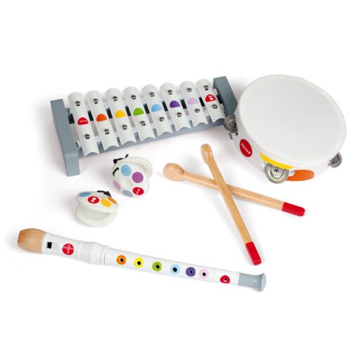 Instrumentos Musicales Para Niño De Madera Janod Premium