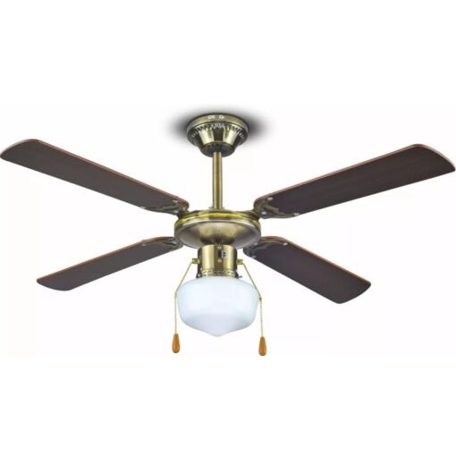 Ventilador De Techo 42 1luz Antique Ks-vt421l