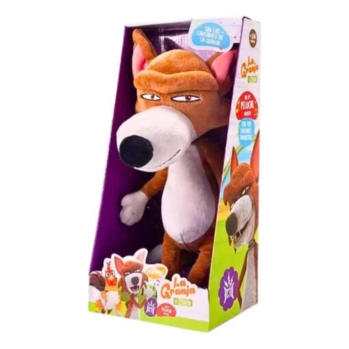 Peluche Lobo Beto Con Canciones De La Granja De Zenon - Imagen 3