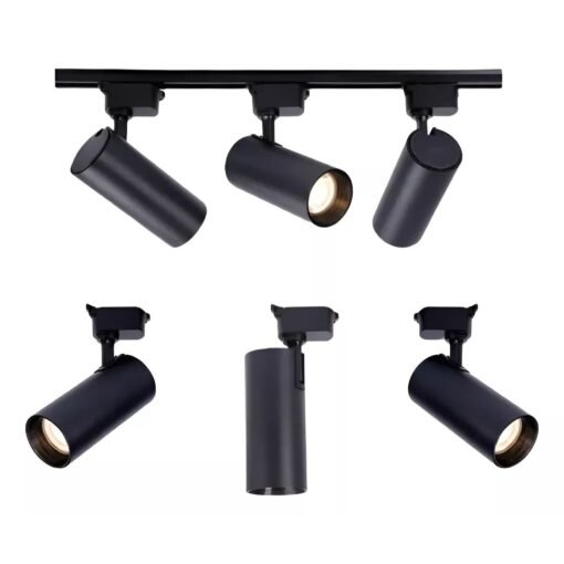 Luminaria Riel 1 Metro Con 3 Spot Led Artefacto De Techo 27w
