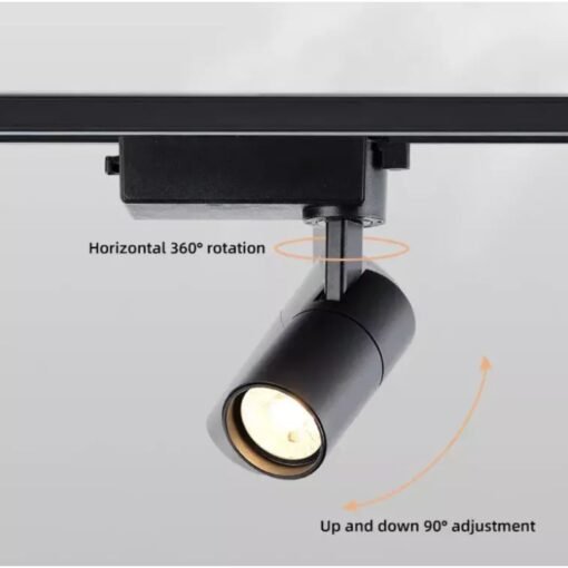 Luminaria Riel 1 Metro Con 3 Spot Led Artefacto De Techo 27w - Imagen 3
