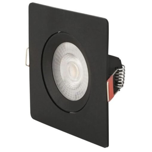 3 Spot D Embutir Led Cuadrado Lampara Dicroica 5w Aro Completo - Imagen 2