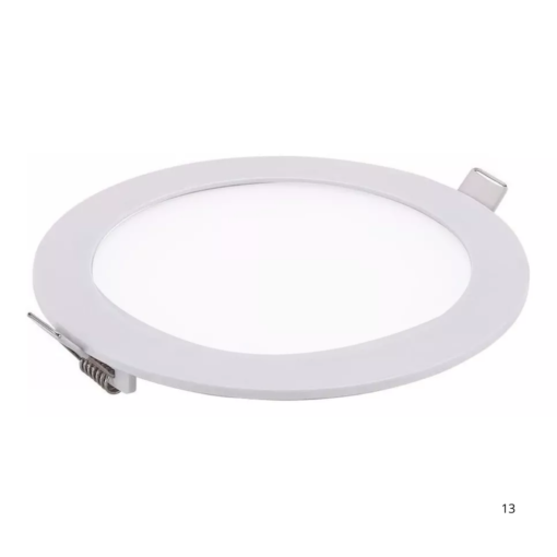 Panel Plafon Led Redondo De Embutir 18w Luz Fria