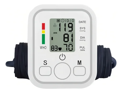 Tensiómetro Digital Con Brazo Automático Blanco - Medidor de Presión - Imagen 2