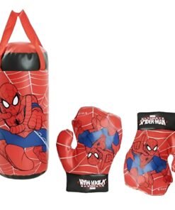 Kit De Boxeo Para Niños Bolsa + Guantes Spiderman