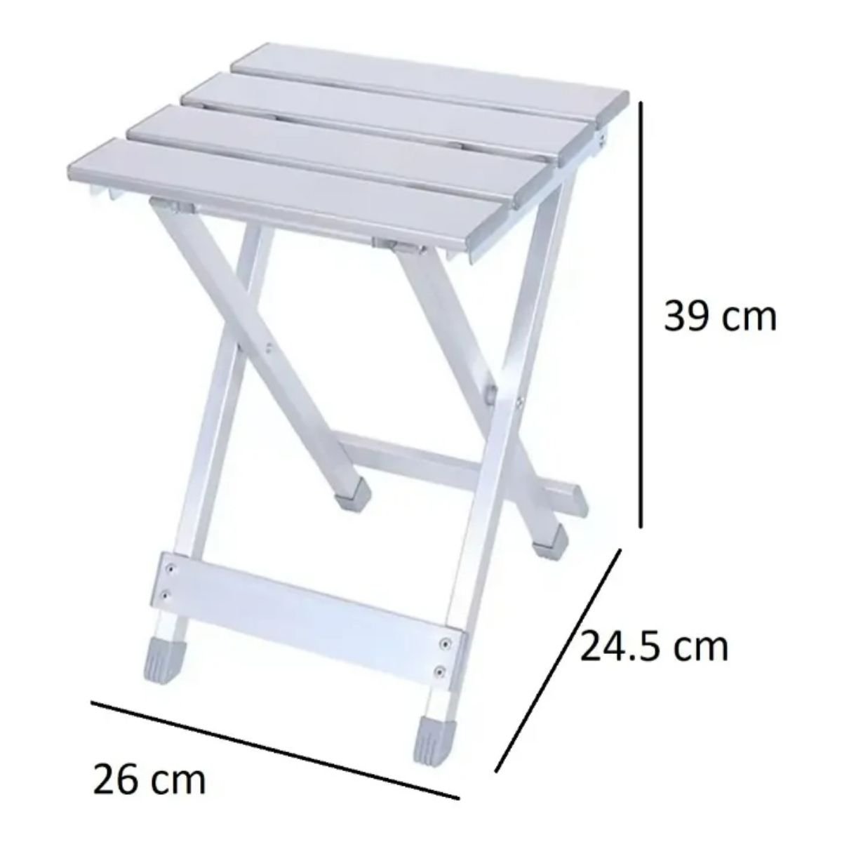 Silla Plegable Banco Taburete de Aluminio - Imagen 5