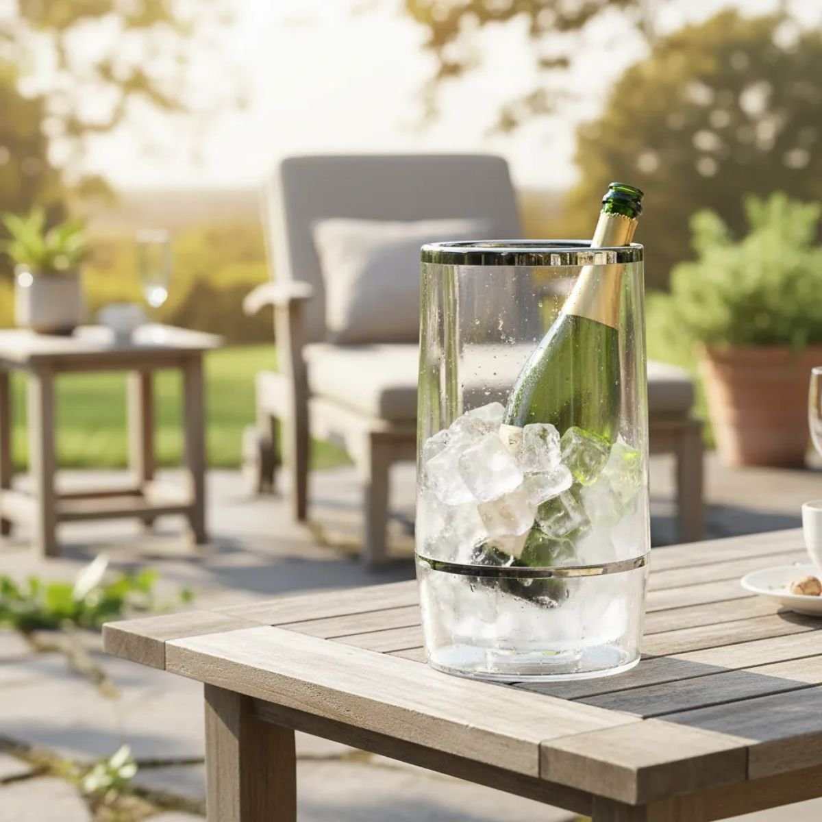 Enfriador De Botellas Transparente Lisa - Imagen 4