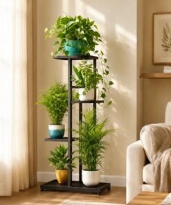 Estanteria Porta Maceta Repisa Plantas Multiuso 4 Niveles